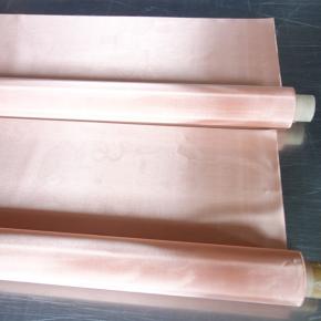 Pure Red Copper Shielding Woven Mesh