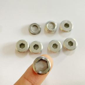 G1/8 G1/4 Hydraulic Stainless Steel External Button Small Filters