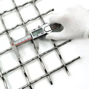 Stainless Steel 304 316L Crimped Wire Mesh Panel