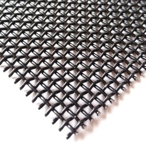 Black Coated Anti Theft Stainless Steel Window Screen Mesh 