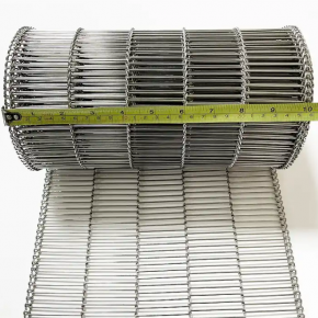 Stainless Steel Flat Flex Wire Mesh Conveyor belt for pizza oven 